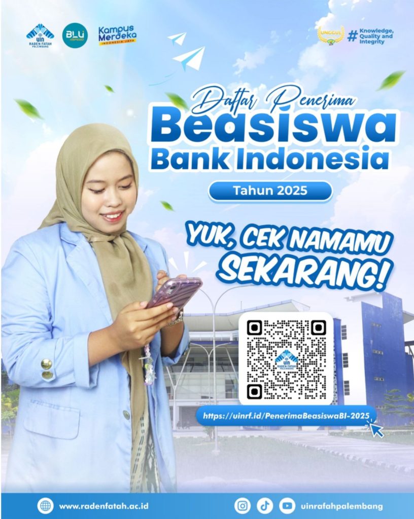 Penyampaian Daftar Penerima Beasiswa Bank Indonesia Tahun 2025